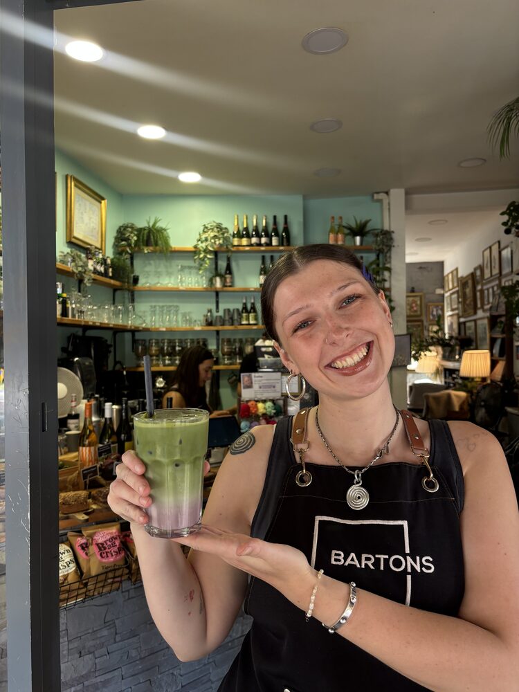 Serving up a fresh matcha